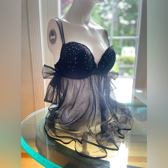 Victoria’s Secret bling push-up babydoll - Picture 10 of 12